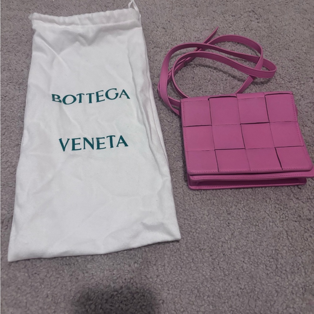 Bottega Veneta Pink Crossbody Bag